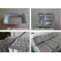 Papel de alumínio com ventilação inferior alimentado com churrasqueira panela de alumínio com panela de alumínio com fabricação de furos